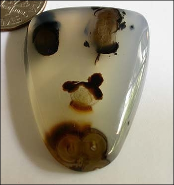 BLACK SKIN AGATE DESIGNER CABOCHON (INDIA) – 36.26 CT.